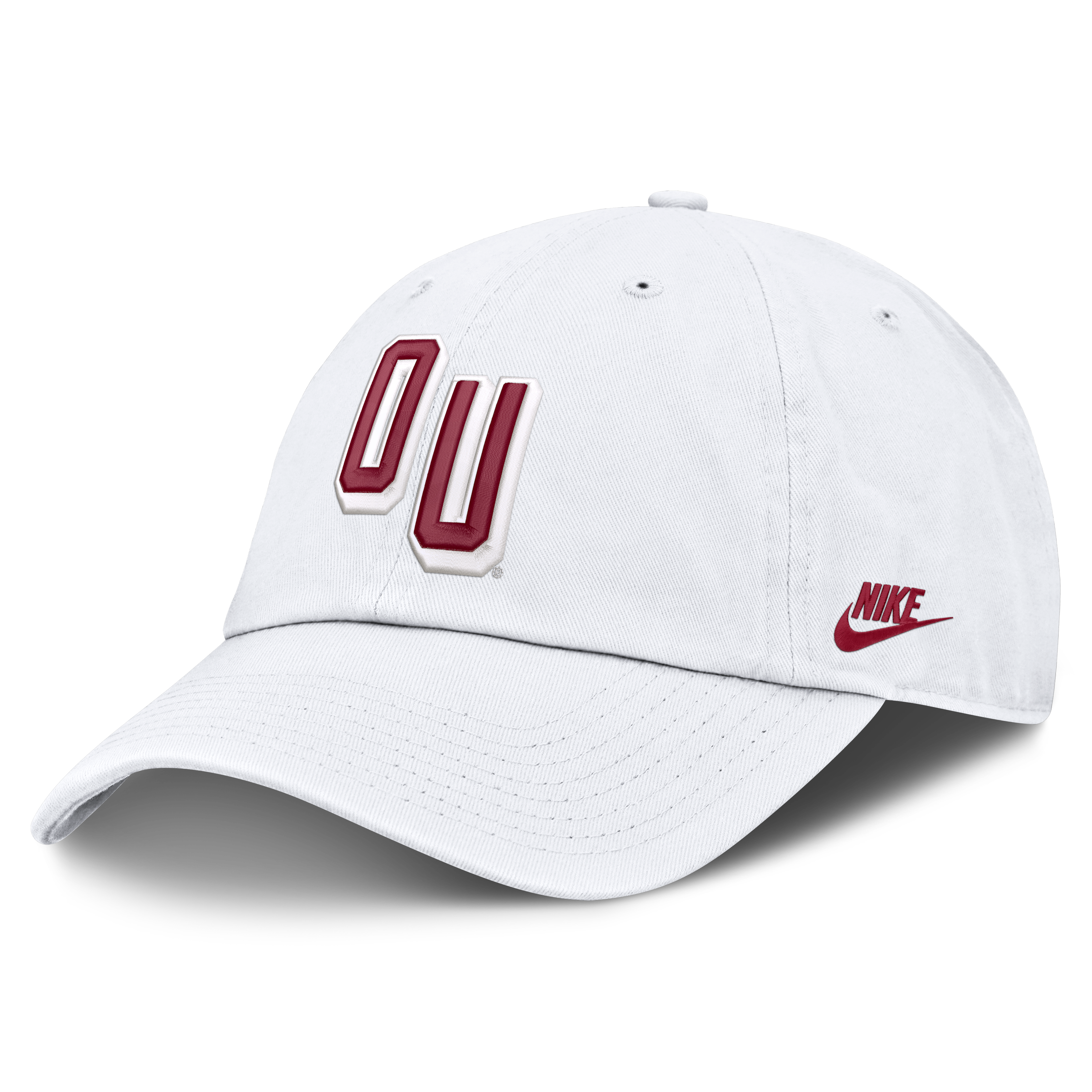 Men's Nike White Oklahoma Sooners Legacy Letter & Mascot Club Adjustable Hat