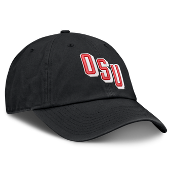 Men's Nike  Black Ohio State Buckeyes Legacy Letter & Mascot Club Adjustable Hat