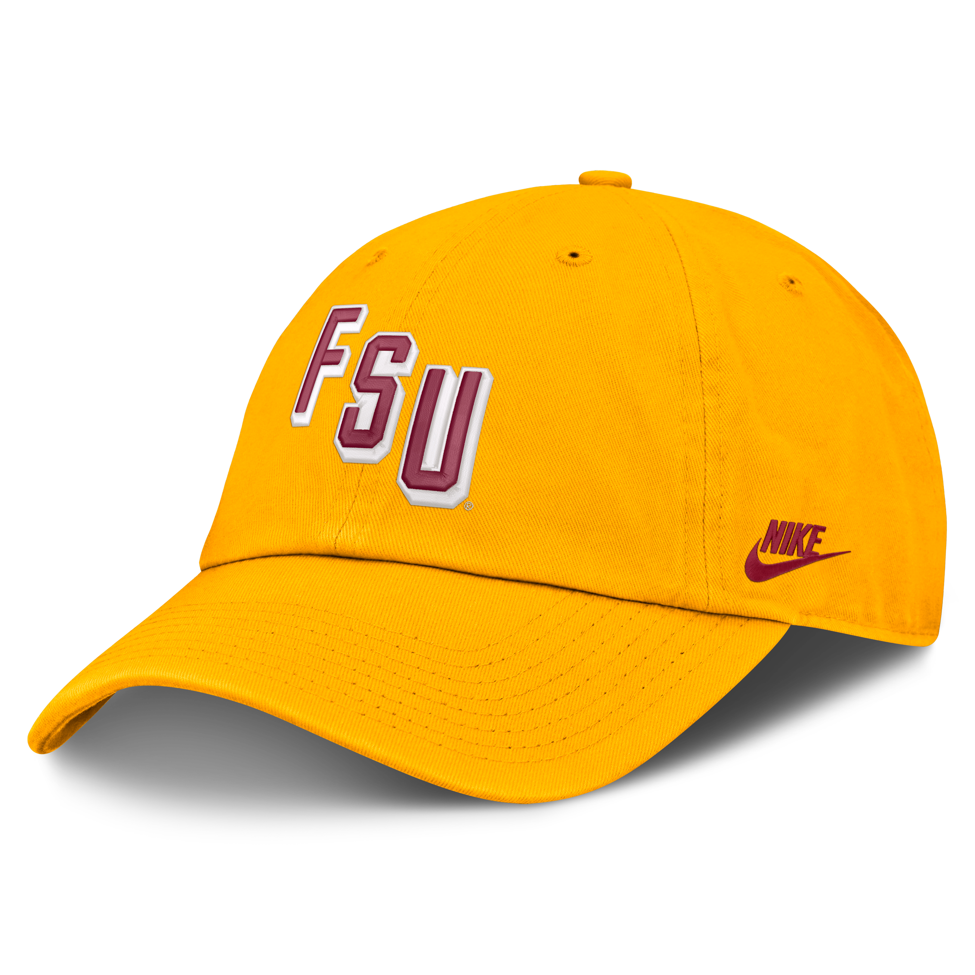 Men's Nike  Gold Florida State Seminoles Legacy Letter & Mascot Club Adjustable Hat