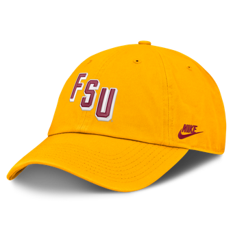 Men's Nike  Gold Florida State Seminoles Legacy Letter & Mascot Club Adjustable Hat