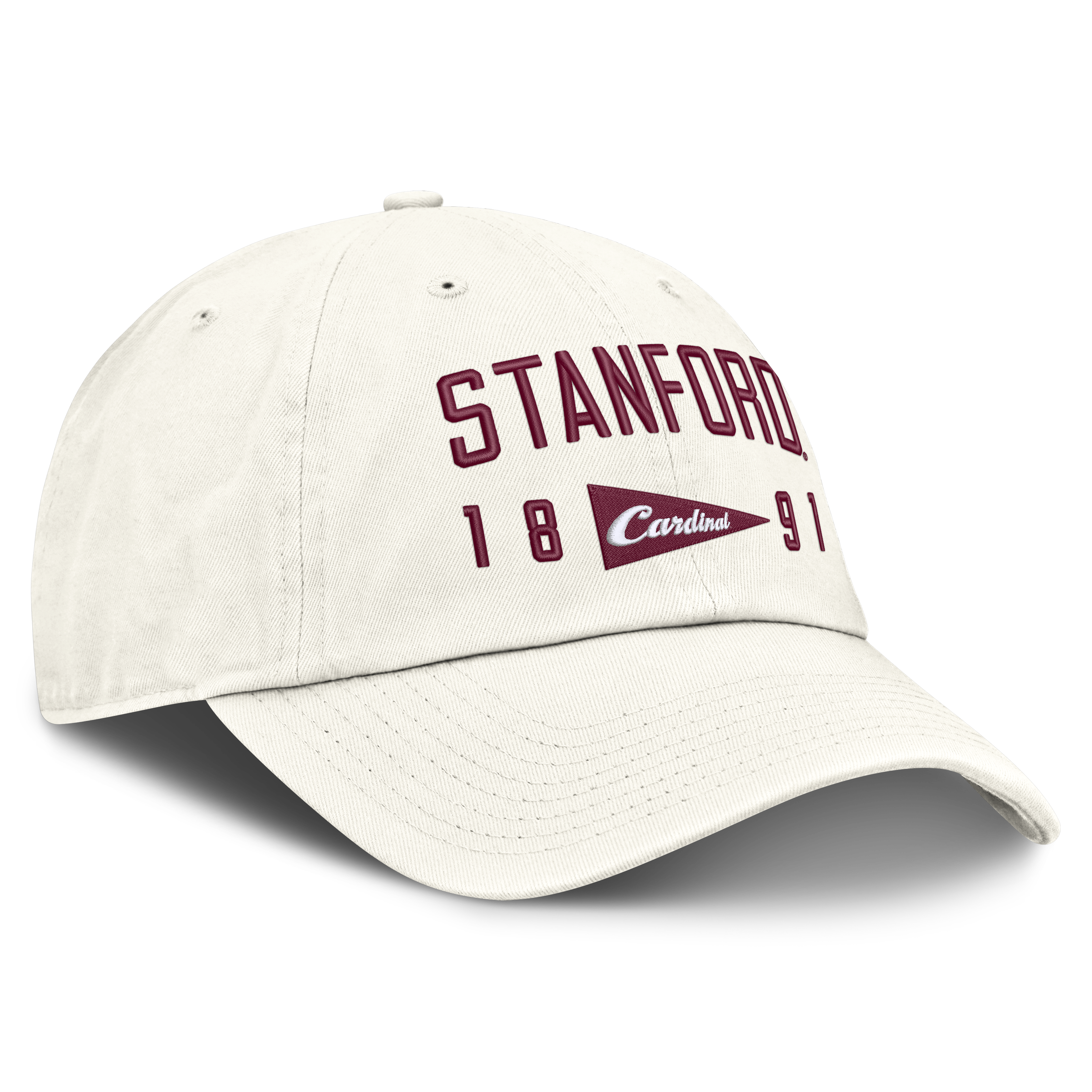 Men's Nike  White Stanford Cardinal Legacy Letter & Location Club Adjustable Hat