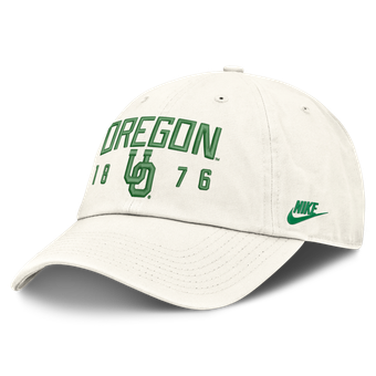 Men's Nike  White Oregon Ducks Legacy Letter & Location Club Adjustable Hat