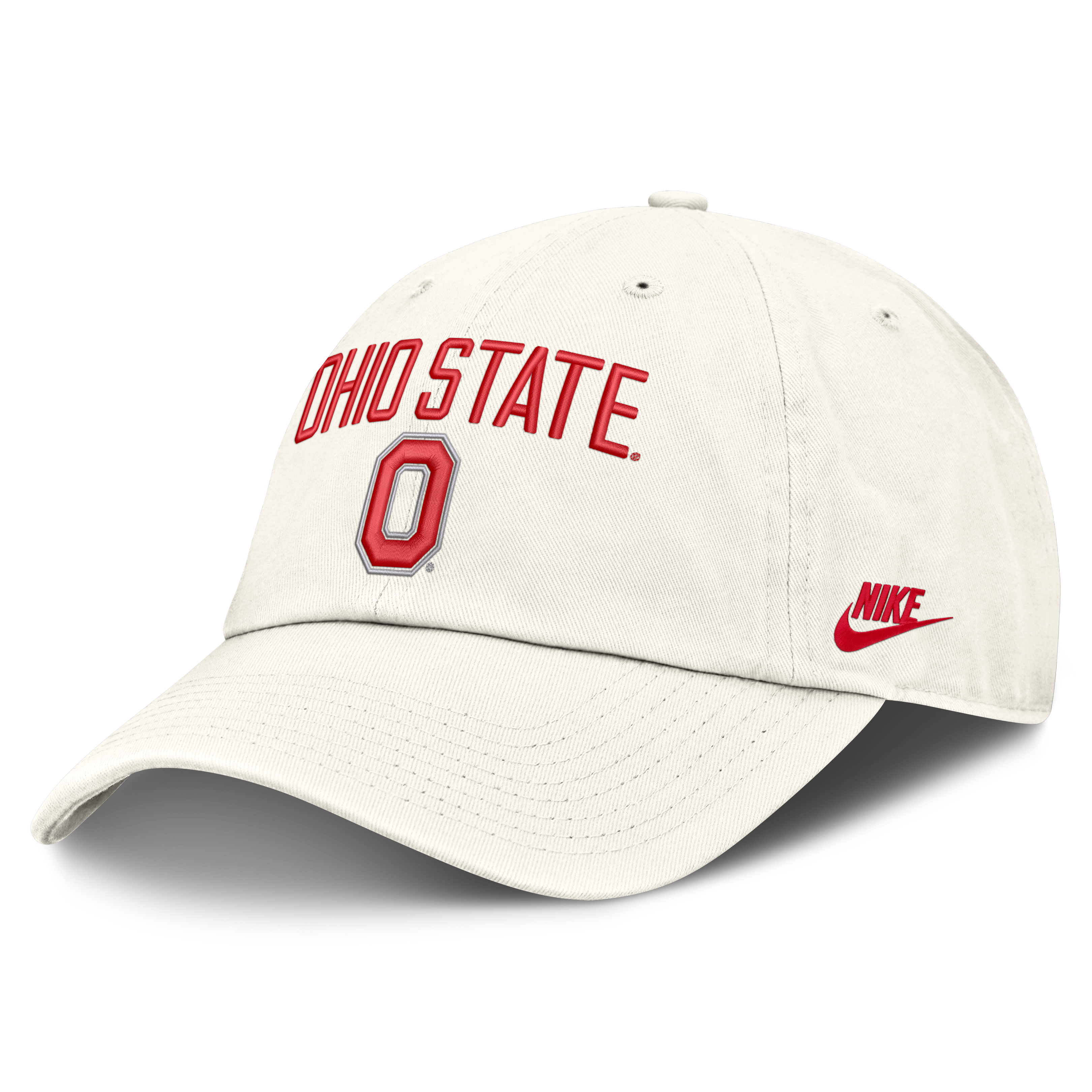 Men's Nike  White Ohio State Buckeyes Legacy Letter & Location Club Adjustable Hat