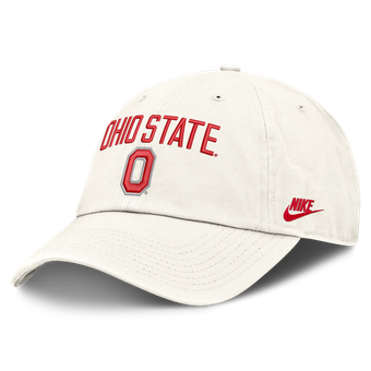 Men's Nike  White Ohio State Buckeyes Legacy Letter & Location Club Adjustable Hat
