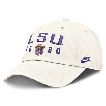 Men's Nike  White LSU Tigers Legacy Letter & Location Club Adjustable Hat