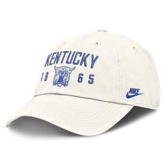 Men's Nike  White Kentucky Wildcats Legacy Letter & Location Club Adjustable Hat