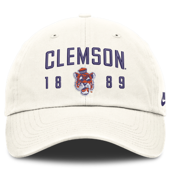 Men's Nike  White Clemson Tigers Legacy Letter & Location Club Adjustable Hat