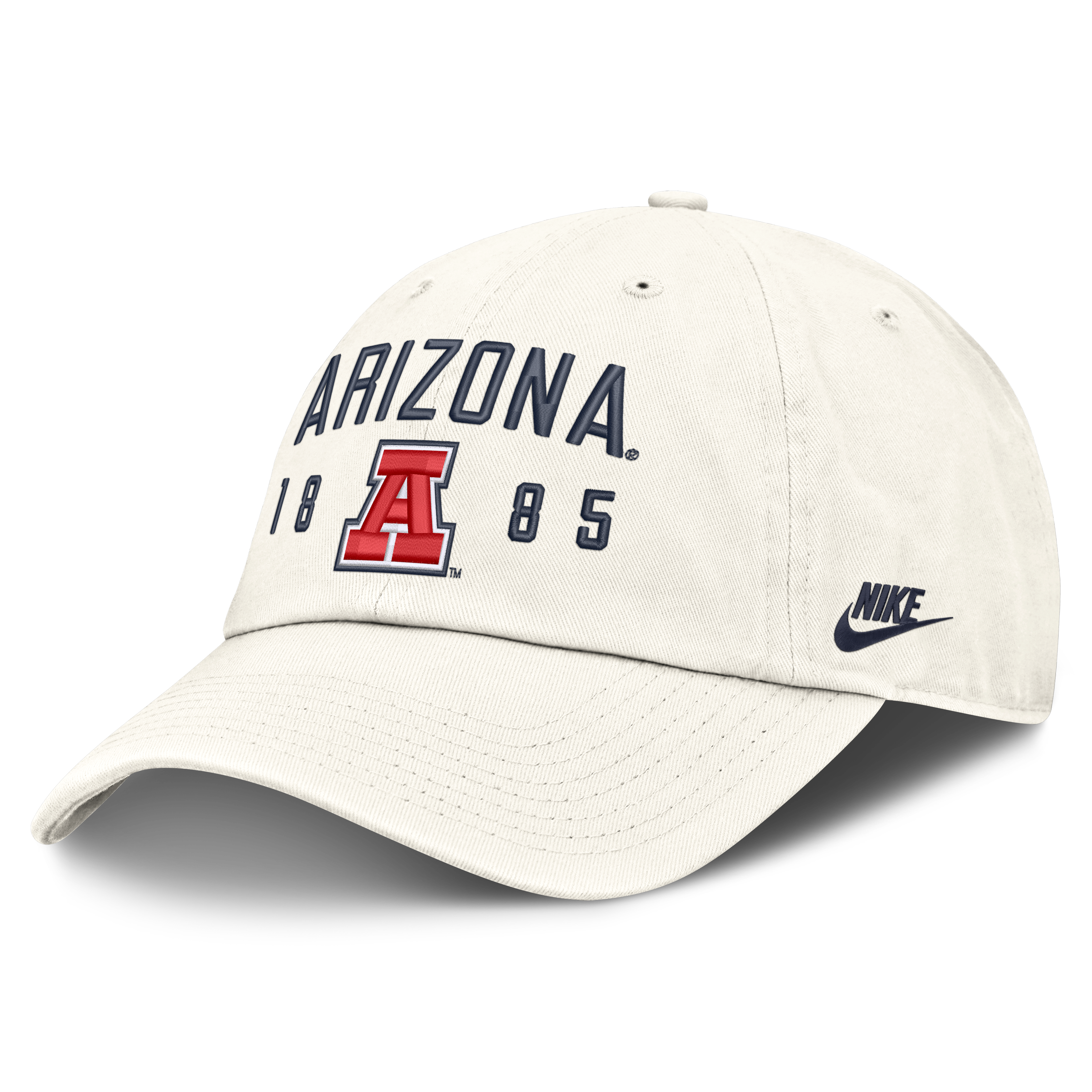 Men's Nike White Arizona Wildcats Legacy Letter & Location Club Adjustable Hat