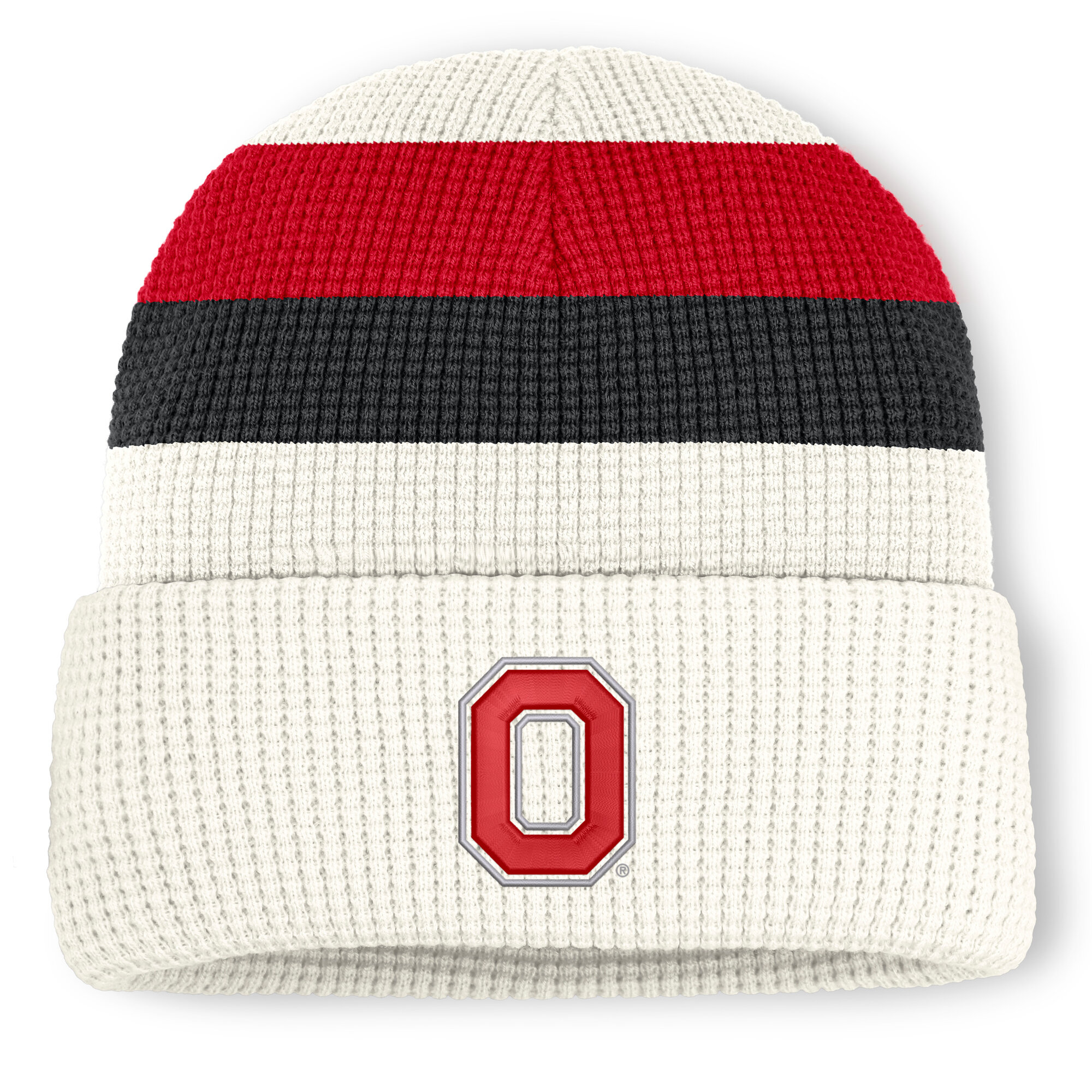 Unisex Nike  White Ohio State Buckeyes Legacy Letter Cuffed Knit Hat