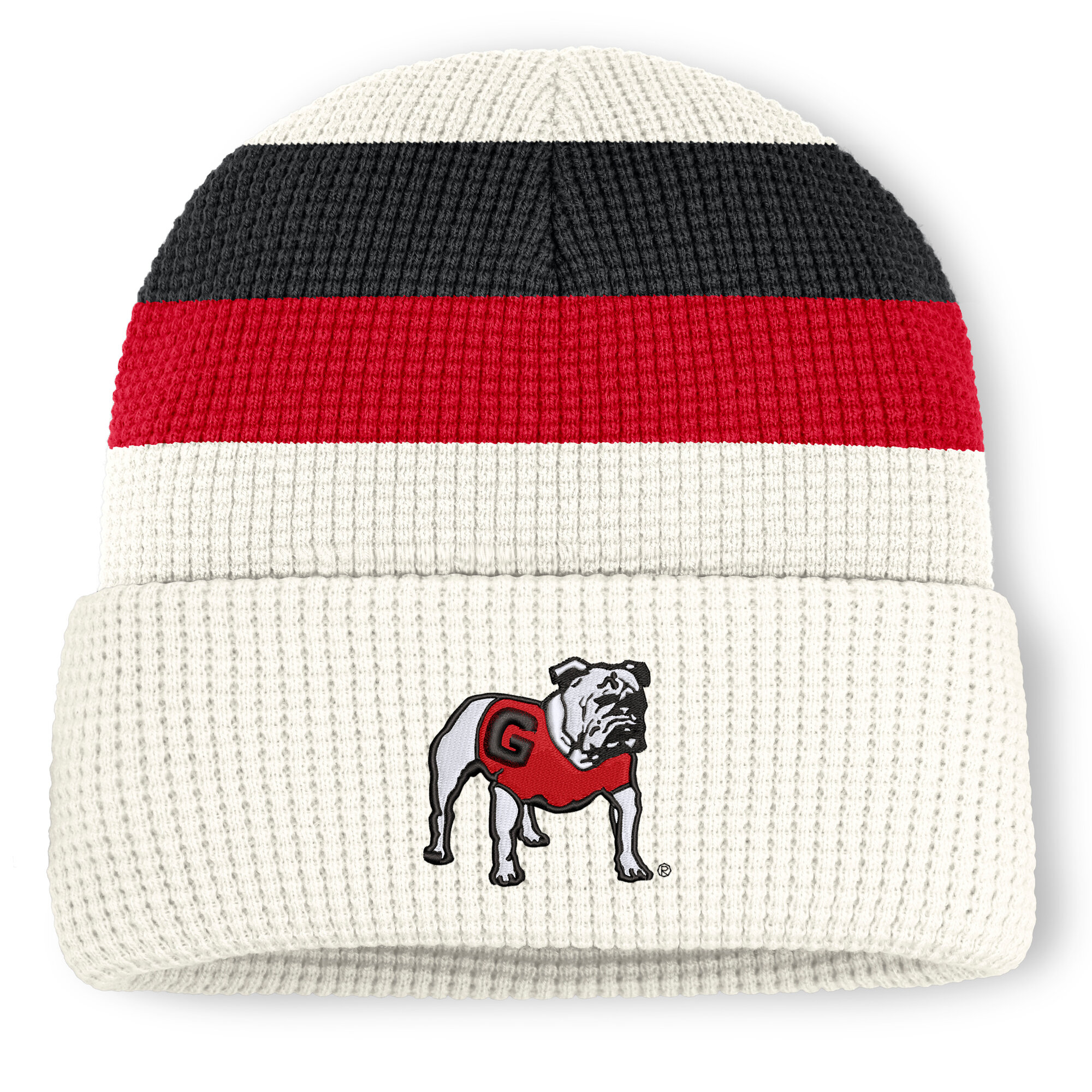 Unisex Nike  White Georgia Bulldogs Legacy Letter Cuffed Knit Hat