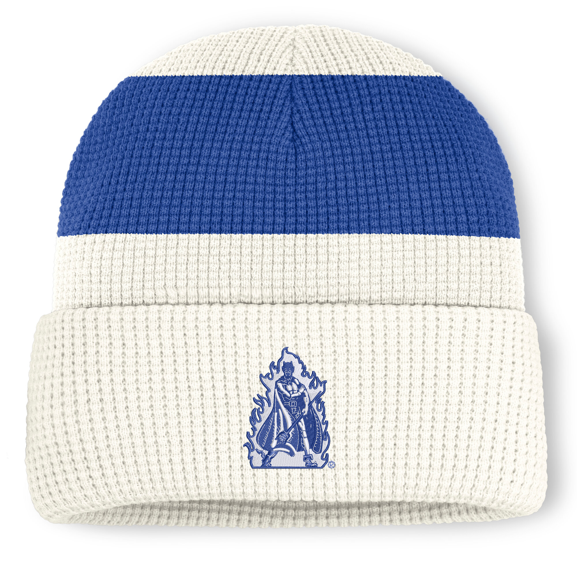 Unisex Nike  White Duke Blue Devils Legacy Letter Cuffed Knit Hat