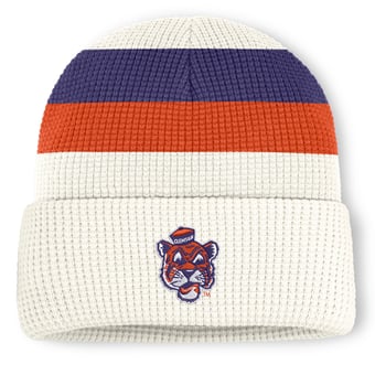 Unisex Nike  White Clemson Tigers Legacy Letter Cuffed Knit Hat