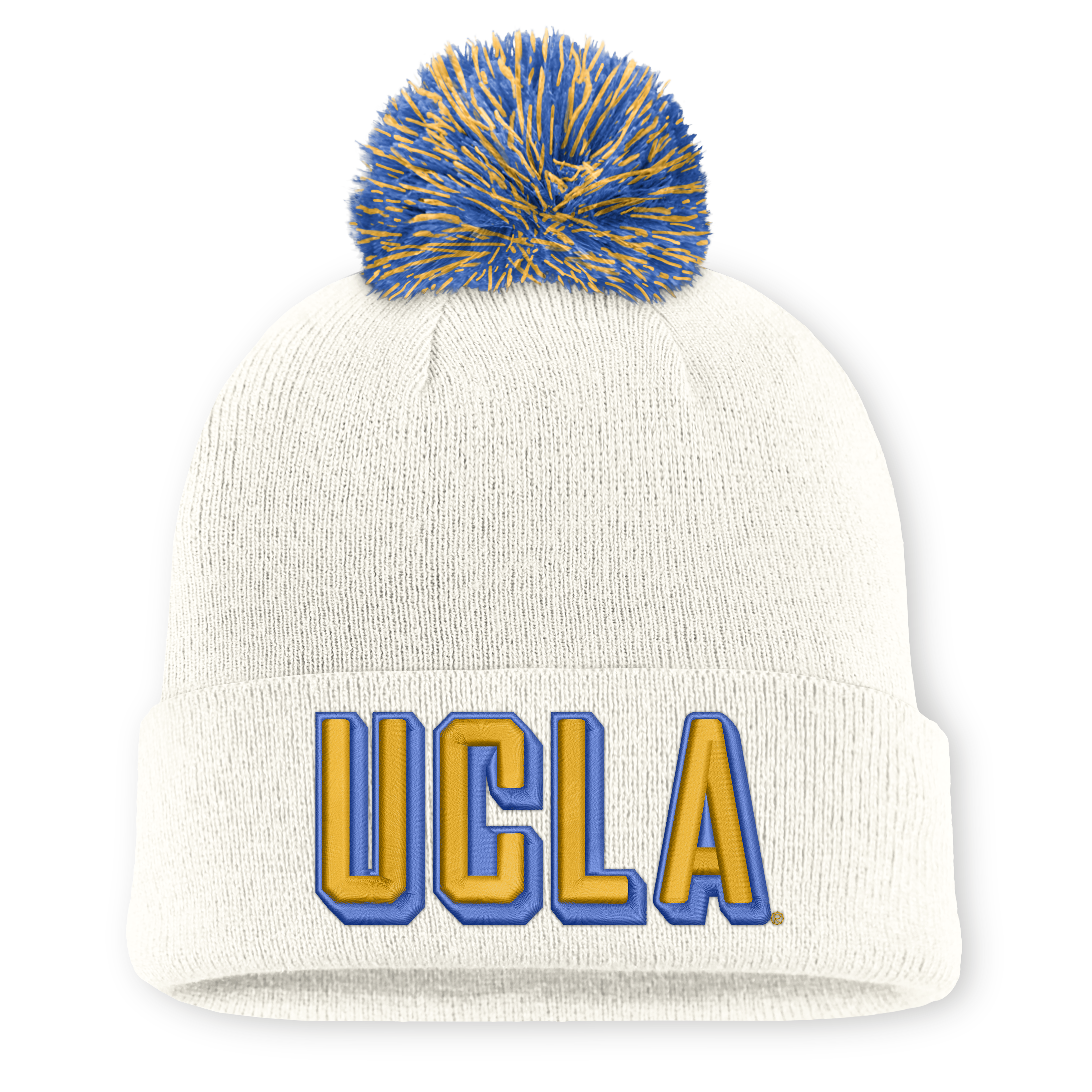Unisex Nike UCLA Bruins Letter Mascot Knit Hat with Pom