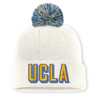 Unisex Nike UCLA Bruins Letter Mascot Knit Hat with Pom