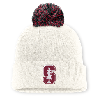 Unisex Nike Stanford Cardinal Letter Mascot Knit Hat with Pom