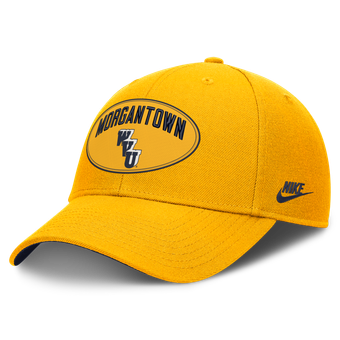 Unisex Nike  Gold West Virginia Mountaineers Legacy Letter & Location Rise Adjustable Hat