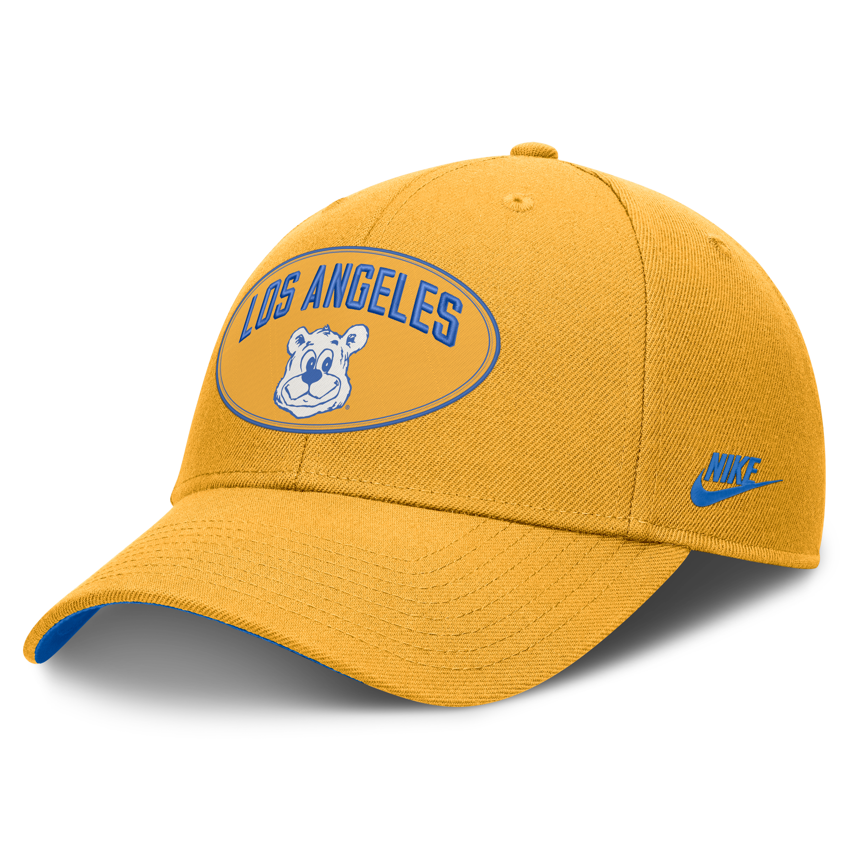Unisex Nike Gold UCLA Bruins Legacy Letter & Location Rise Adjustable Hat
