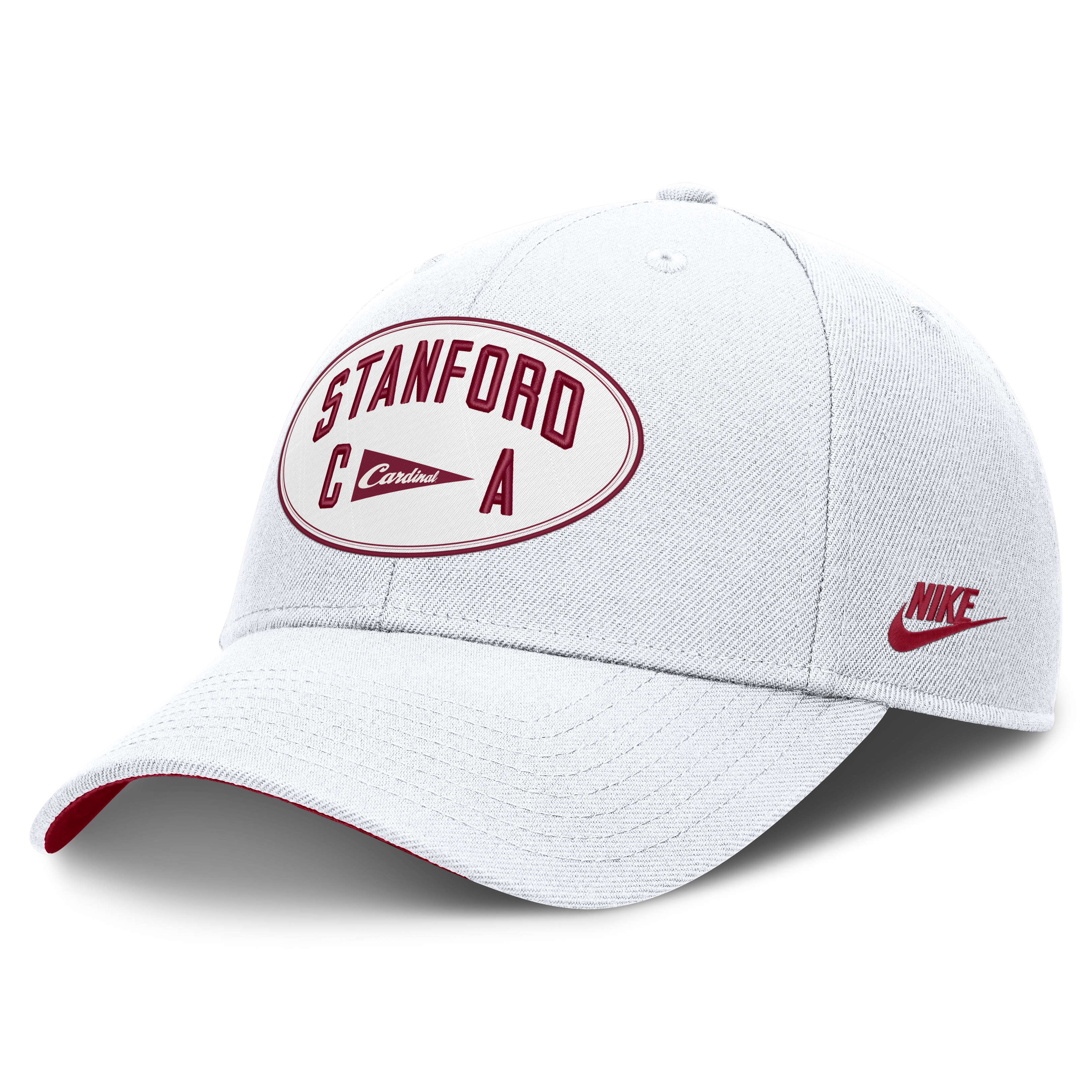 Unisex Nike White Stanford Cardinal Legacy Letter & Location Rise Adjustable Hat