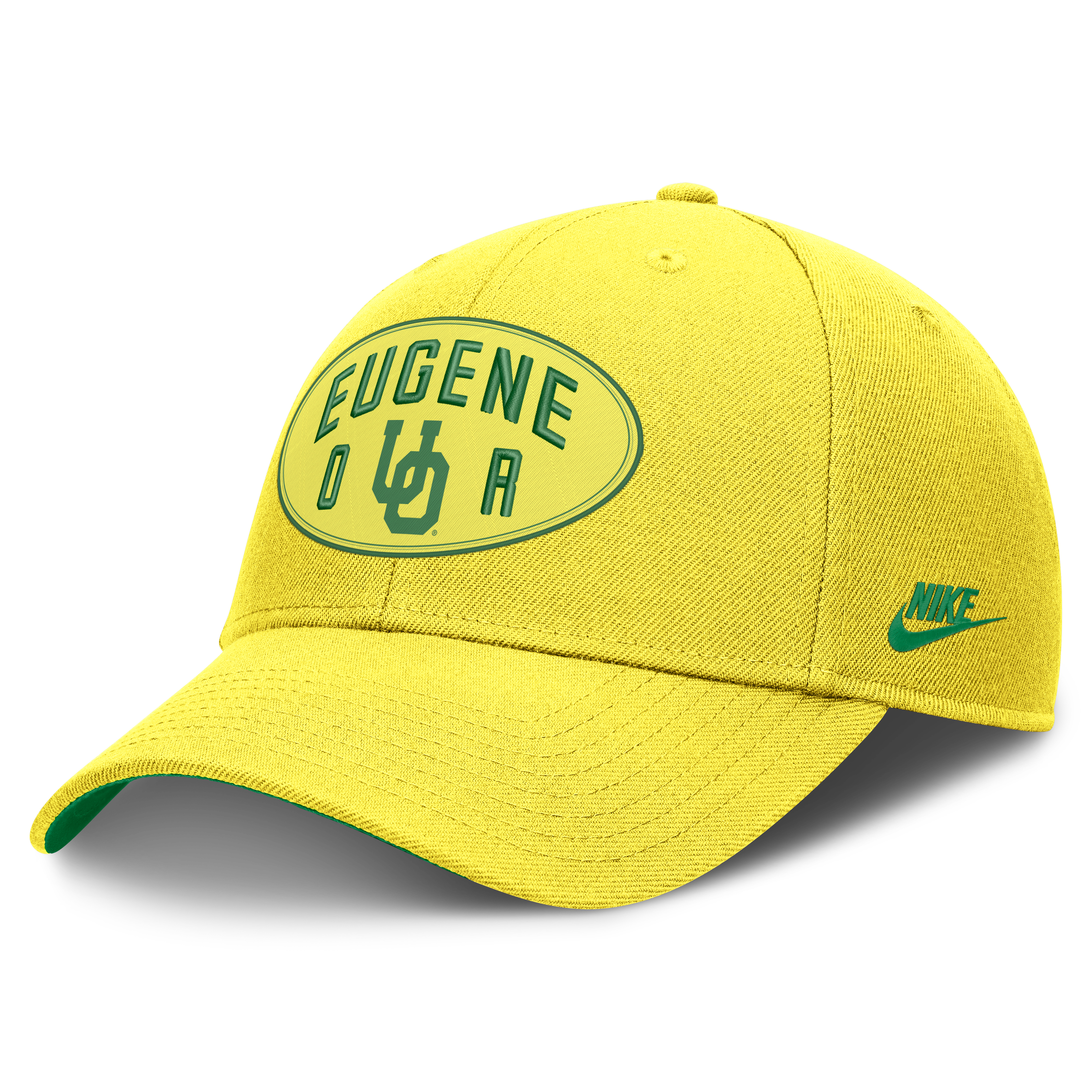Unisex Nike  Yellow Oregon Ducks Legacy Letter & Location Rise Adjustable Hat