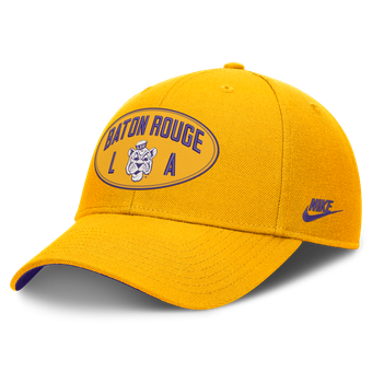 Unisex Nike  Gold LSU Tigers Legacy Letter & Location Rise Adjustable Hat