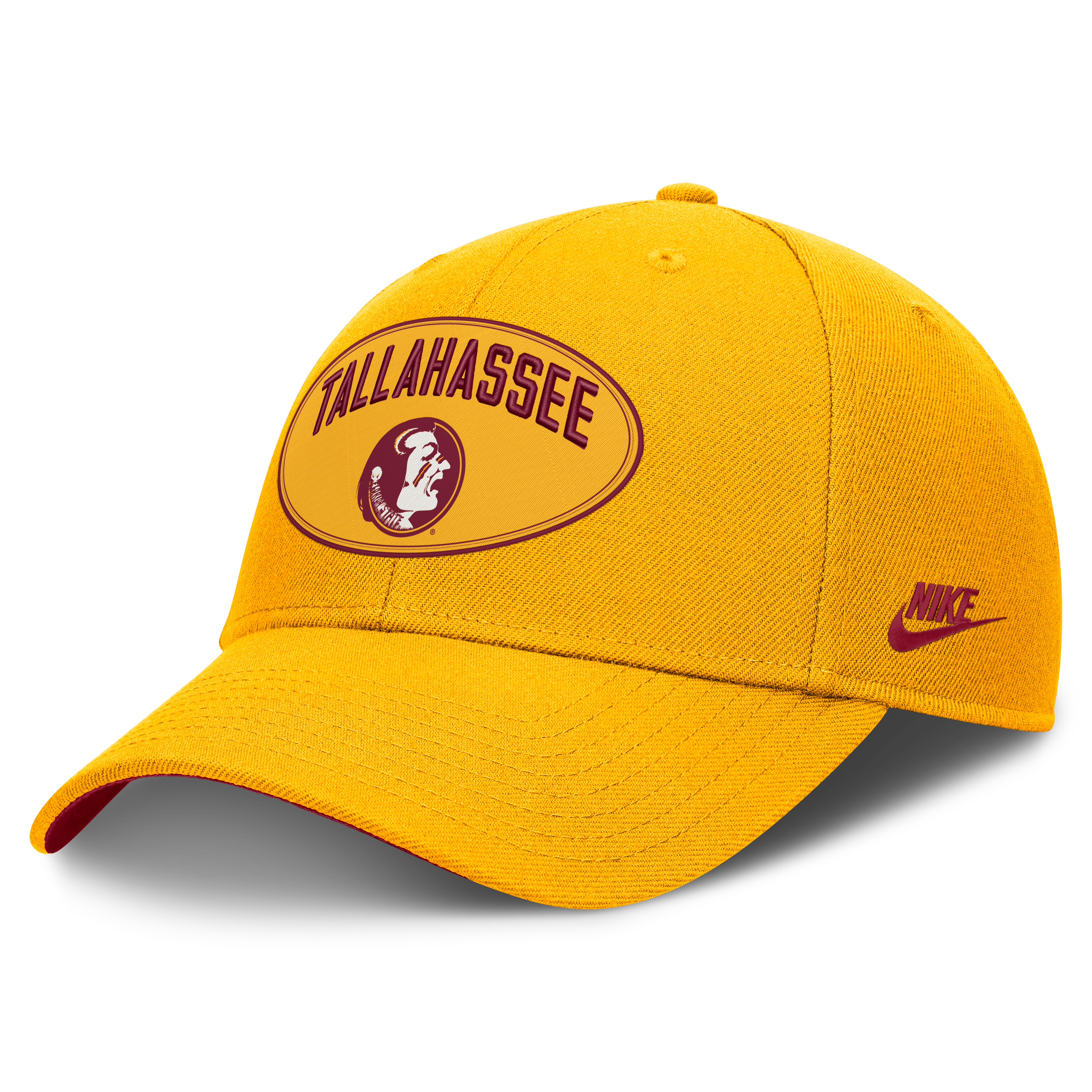 Unisex Nike  Gold Florida State Seminoles Legacy Letter & Location Rise Adjustable Hat