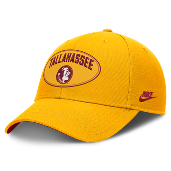 Unisex Nike  Gold Florida State Seminoles Legacy Letter & Location Rise Adjustable Hat