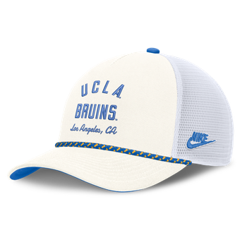 Unisex Nike White UCLA Bruins Mascot Rope Trucker Adjustable Hat