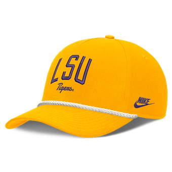 Unisex Nike Gold LSU Tigers Letter Rope Rise Adjustable Hat
