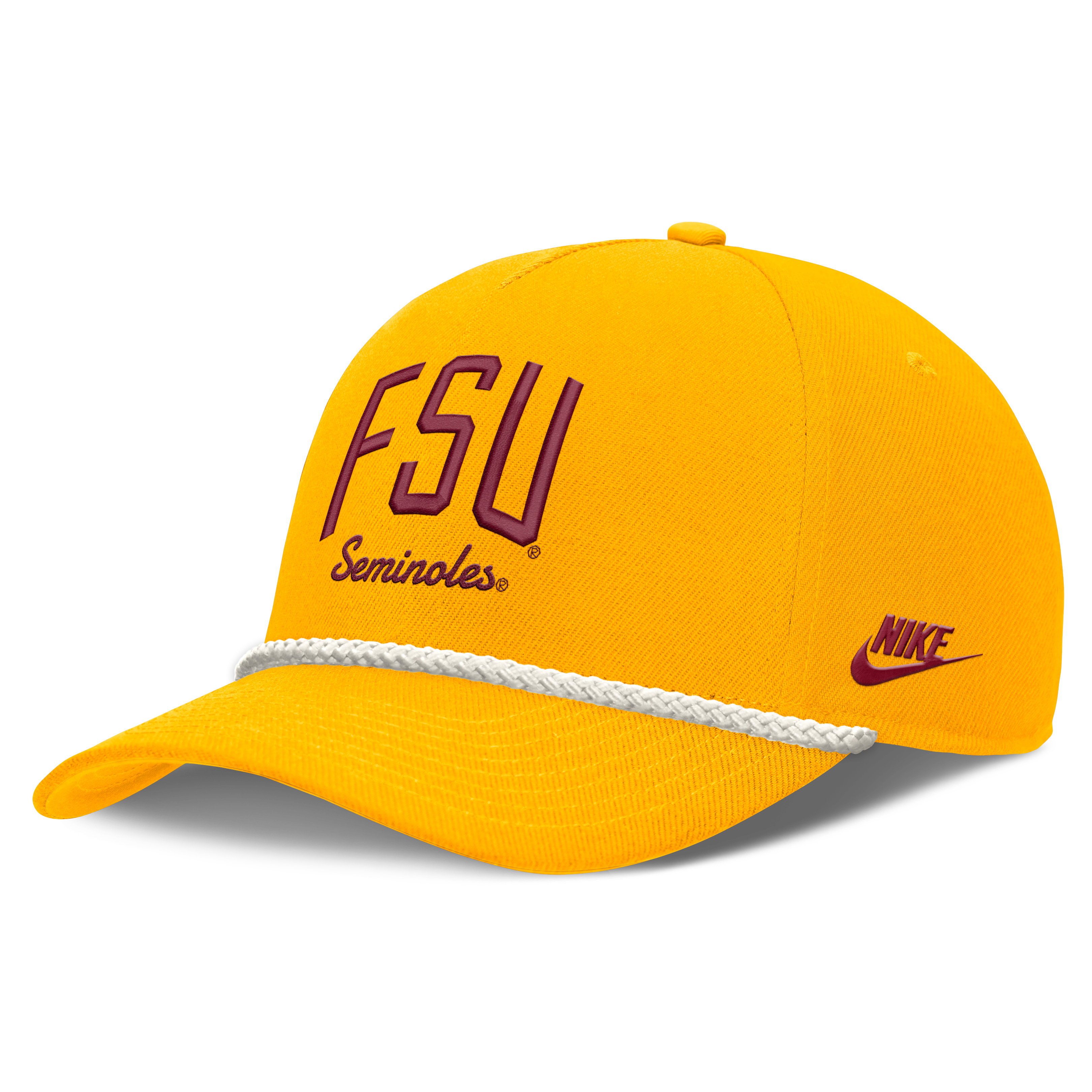 Unisex Nike Gold Florida State Seminoles Letter Rope Rise Adjustable Hat