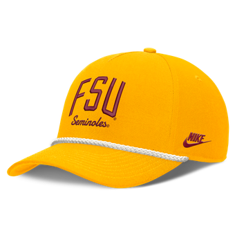 Unisex Nike Gold Florida State Seminoles Letter Rope Rise Adjustable Hat