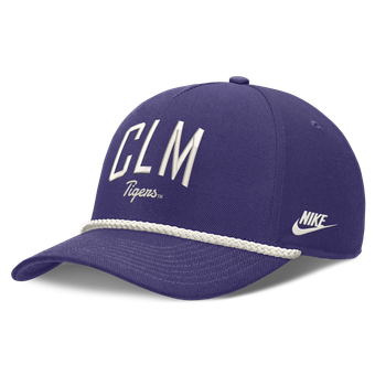 Unisex Nike Purple Clemson Tigers Letter Rope Rise Adjustable Hat