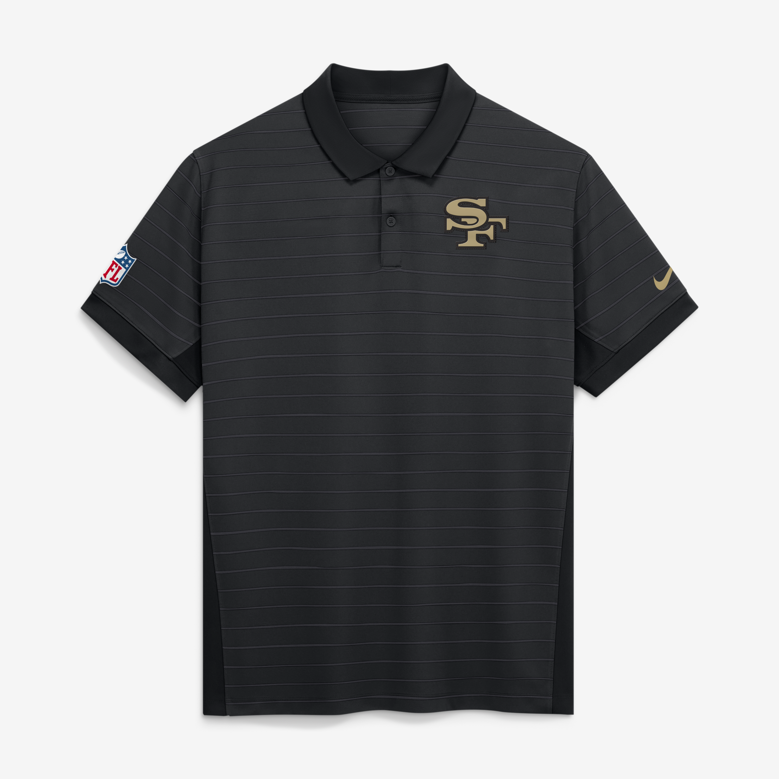 Men's Nike  Black San Francisco 49ers Rivalries Collection Sideline Victory Polo