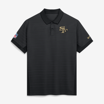 Men's Nike  Black San Francisco 49ers Rivalries Collection Sideline Victory Polo