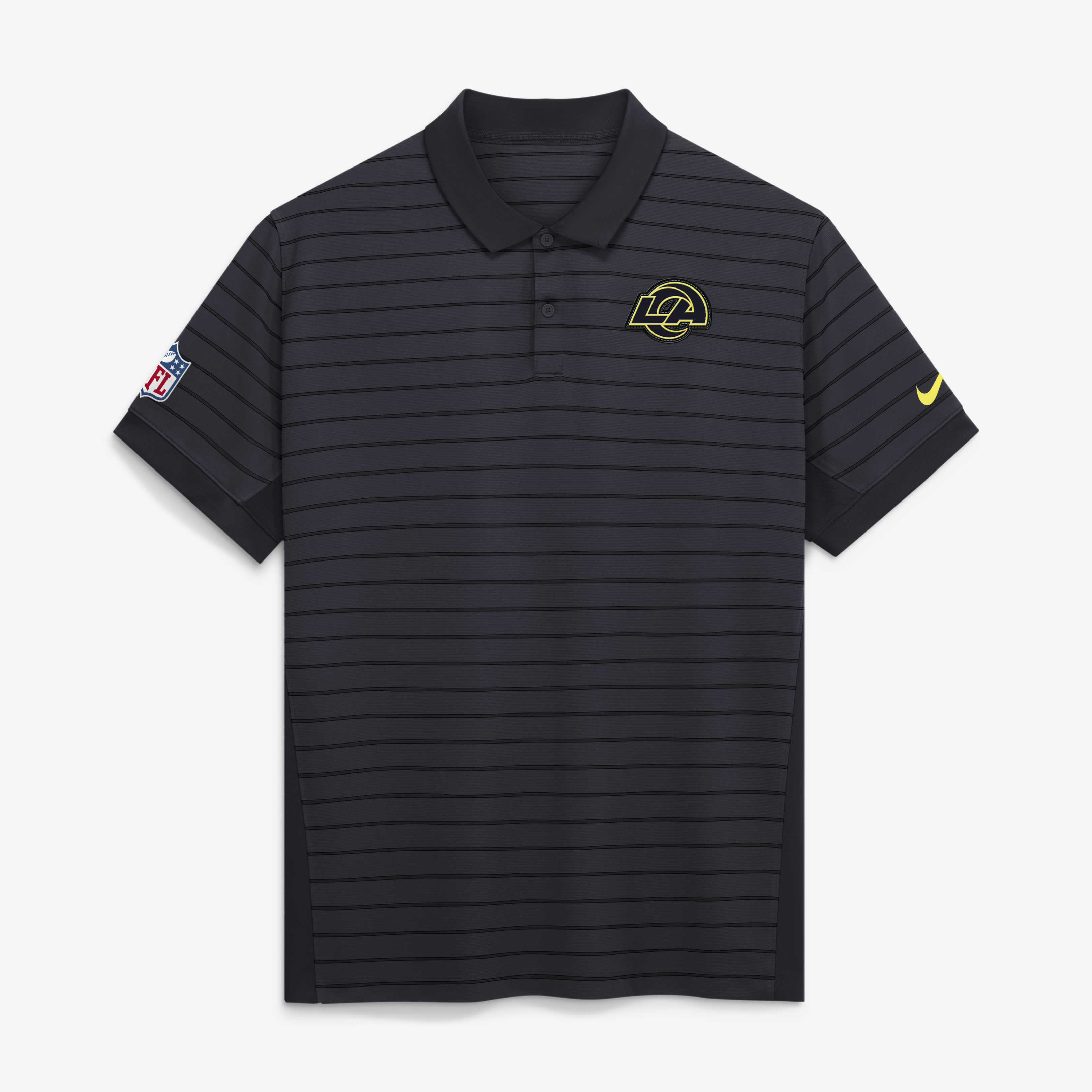 Men's Nike  Navy Los Angeles Rams Rivalries Collection Sideline Victory Polo