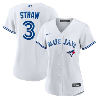 Women's Nike Myles Straw White Toronto Blue Jays Home Replica Jersey