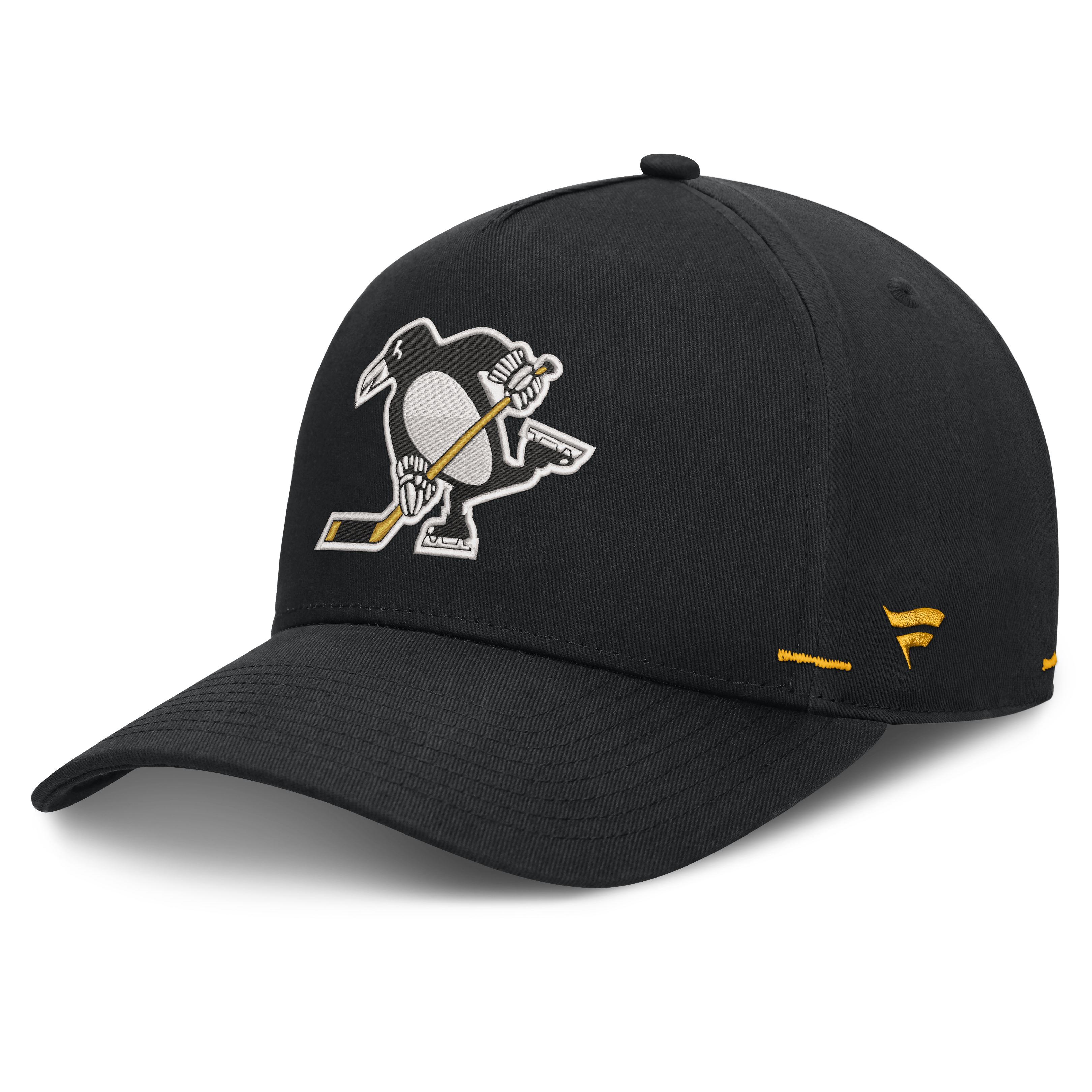 Men's Fanatics Black Pittsburgh Penguins Alternate Authentic Pro Rink A-Frame Adjustable Hat