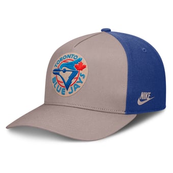 Men's Nike Light Brown/Royal Toronto Blue Jays Cooperstown Rise A-Frame Adjustable Hat