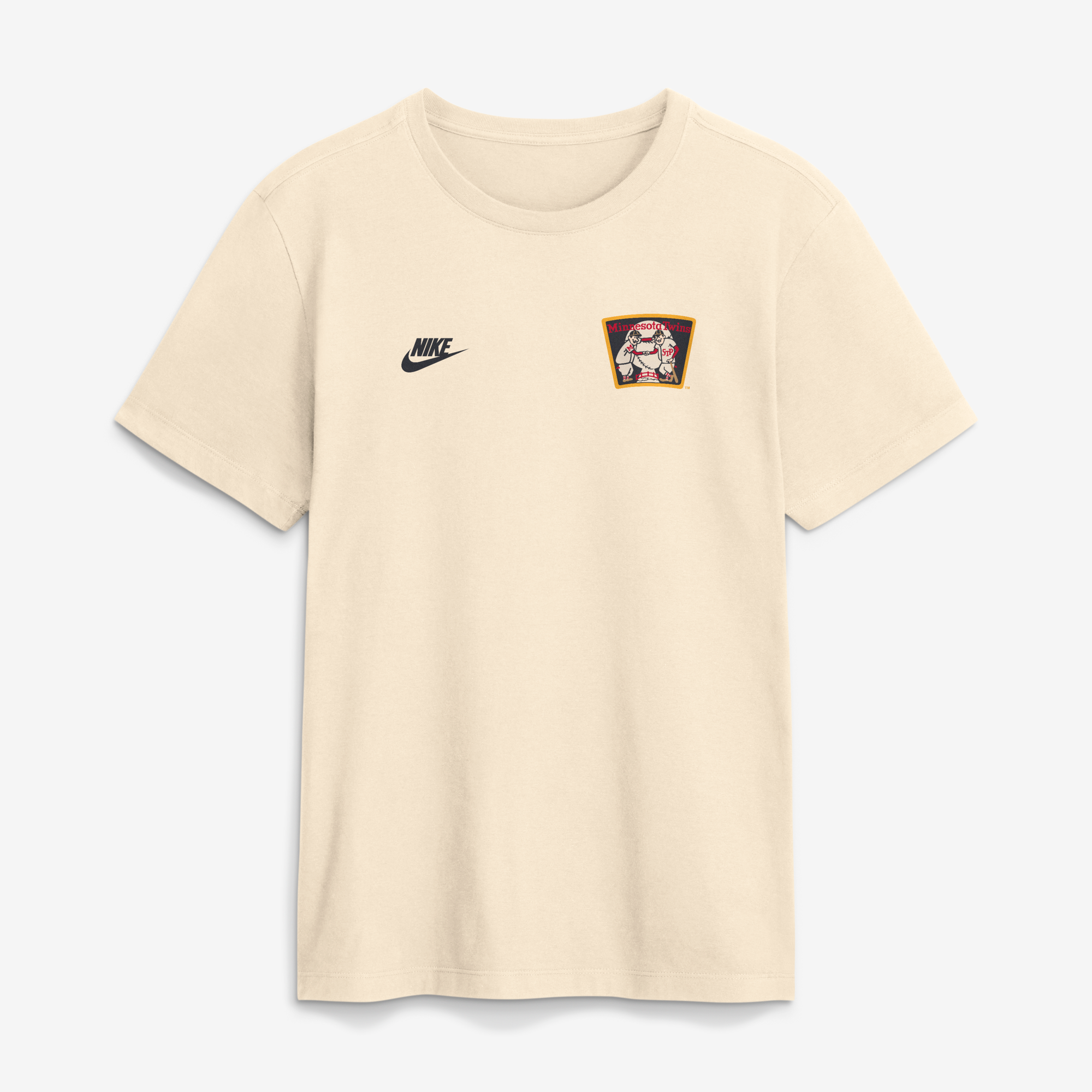 Maglietta da uomo Nike color crema Minnesota Twins 2026 Field of Dreams Two Hit
