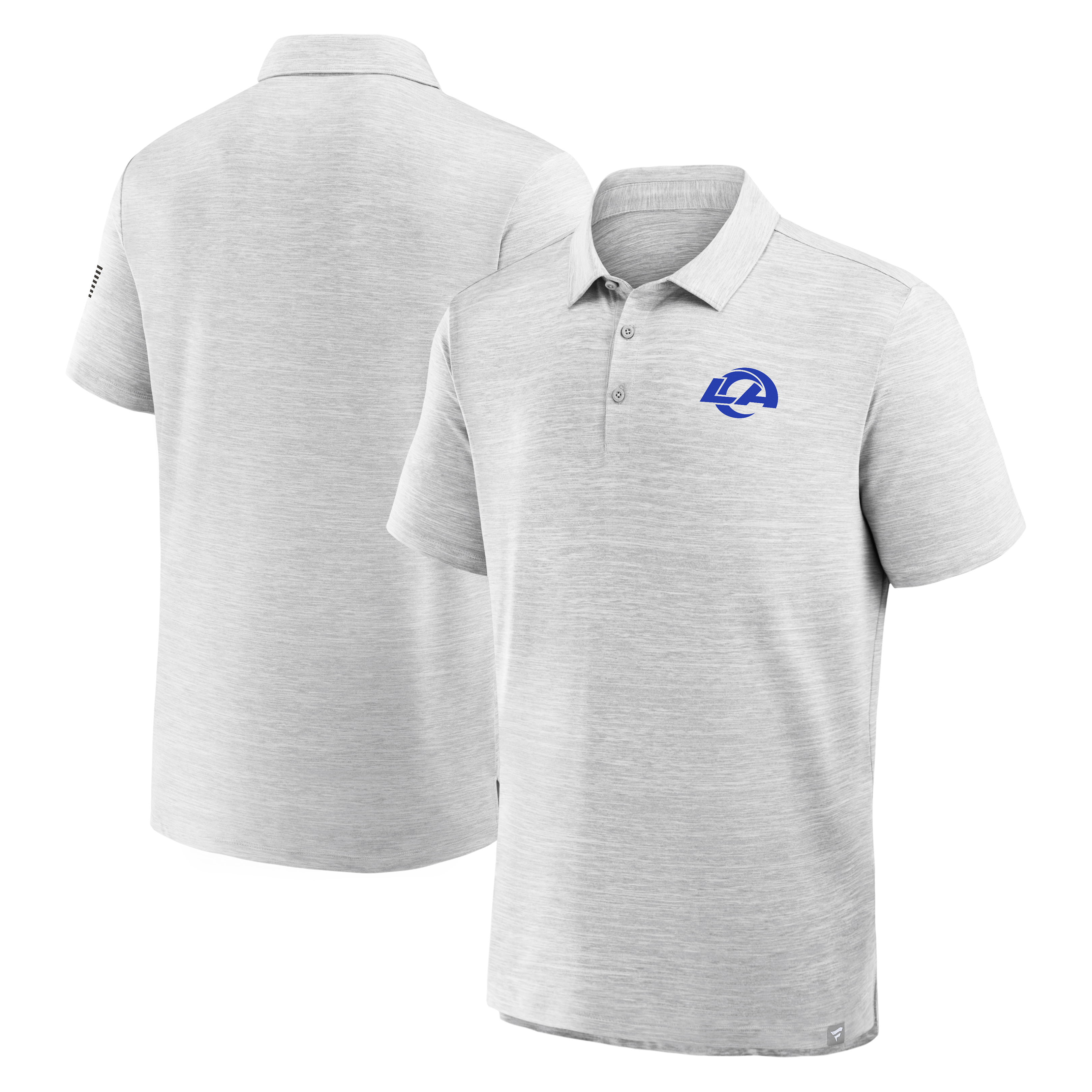 Men’s Fanatics Heather Gray Los Angeles Rams Clutch Polo Men’s Fanatics Heather Gray Los Angeles Rams Clutch Polo