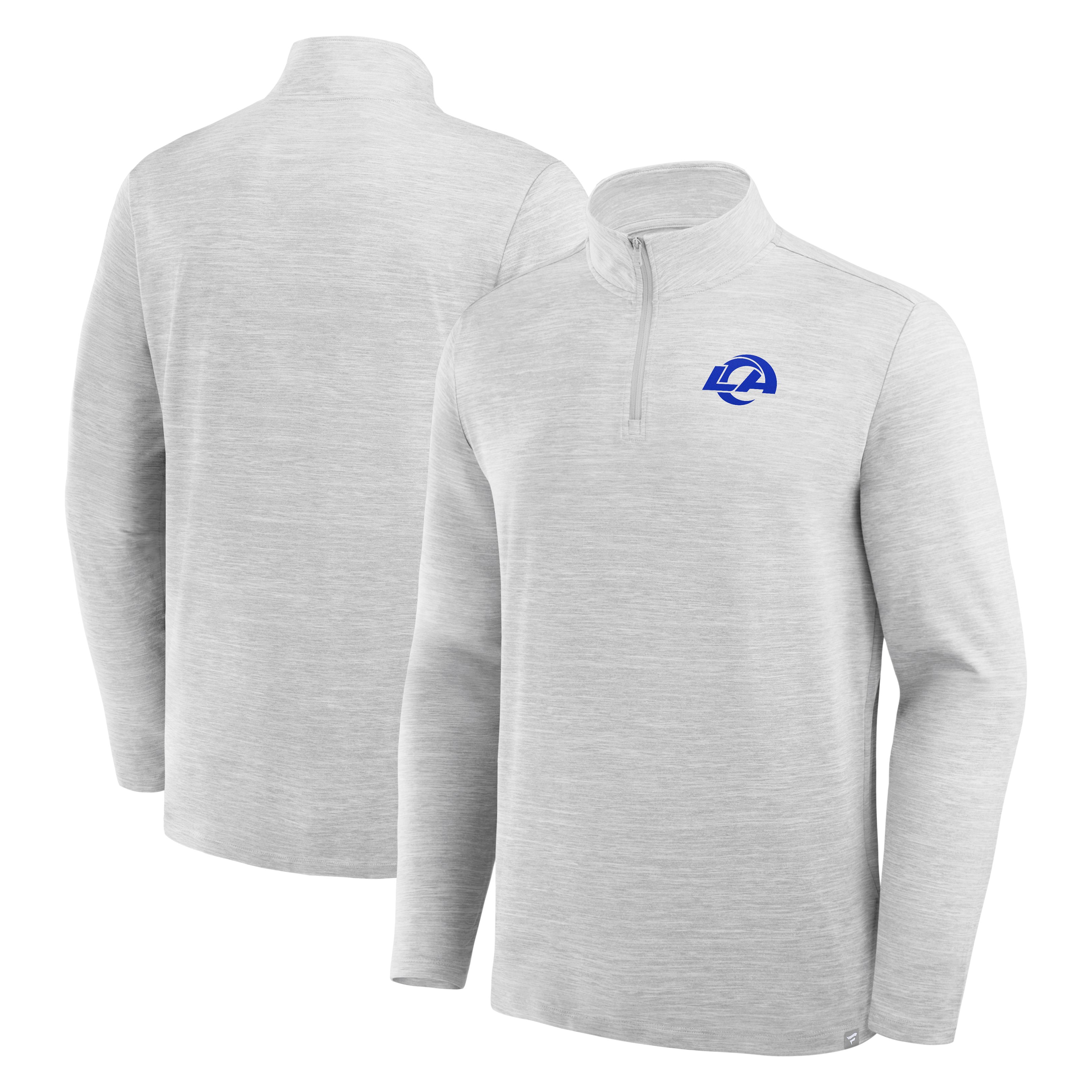 Men’s Fanatics Heather Gray Los Angeles Rams Clutch Quarter-Zip Pullover Men’s Fanatics Heather Gray Los Angeles Rams Clutch Quarter-Zip Pullover
