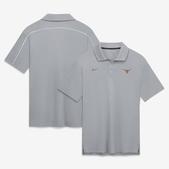 Men's Nike Gray Texas Longhorns Par Dri-FIT Polo