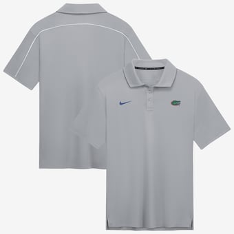Men's Nike Gray Florida Gators Par Dri-FIT Polo