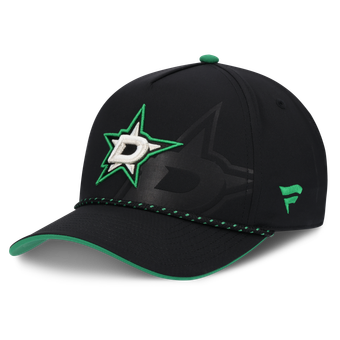 Men's Fanatics  Black Dallas Stars On Stage Podium A-Frame Adjustable Hat