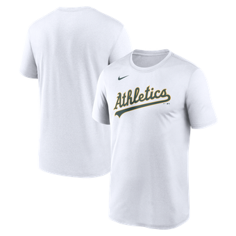 Men's Nike White Athletics New Legend Wordmark Dri-FIT T-Shirt