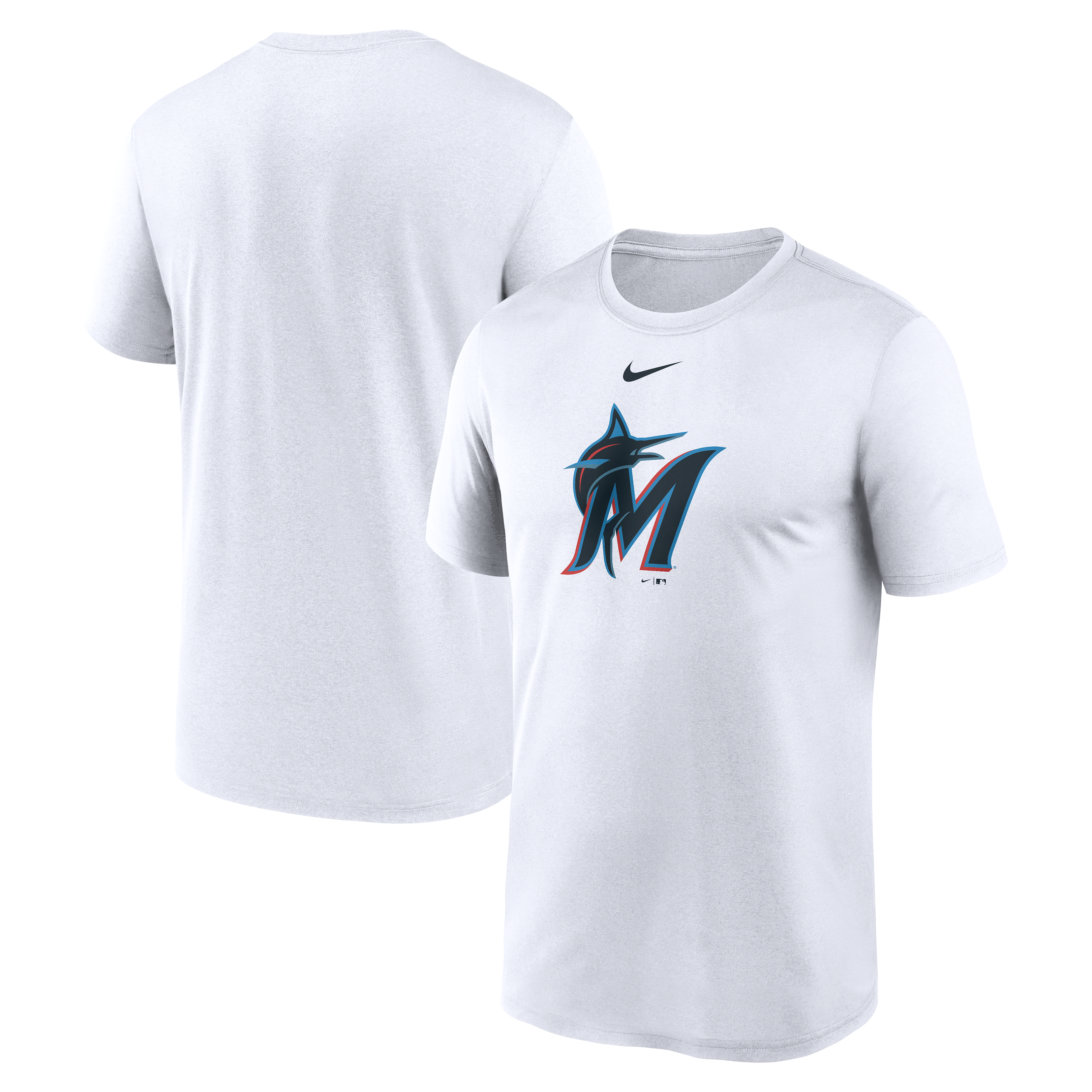 Men's Nike White Miami Marlins New Legend Dri-FIT T-Shirt