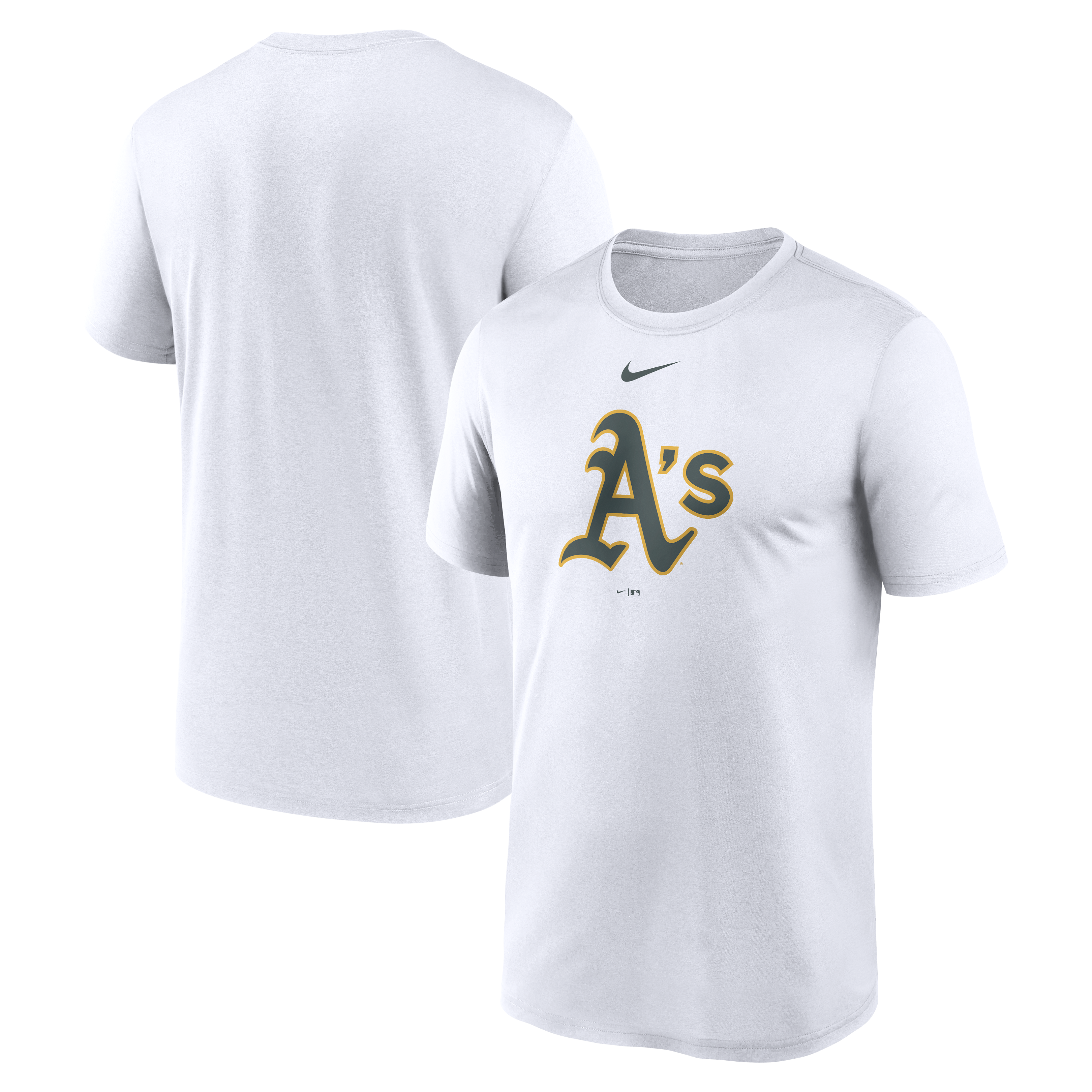 Men's Nike White Athletics New Legend Dri-FIT T-Shirt