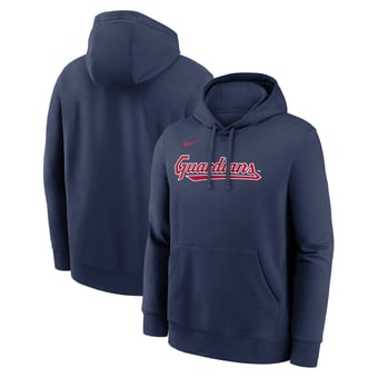 Men's Nike Navy Cleveland Guardians Dri-FIT Club Hoodie