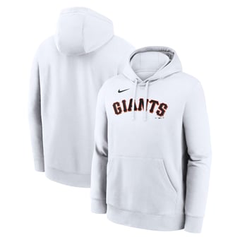 Men's Nike White San Francisco Giants Dri-FIT Club Hoodie