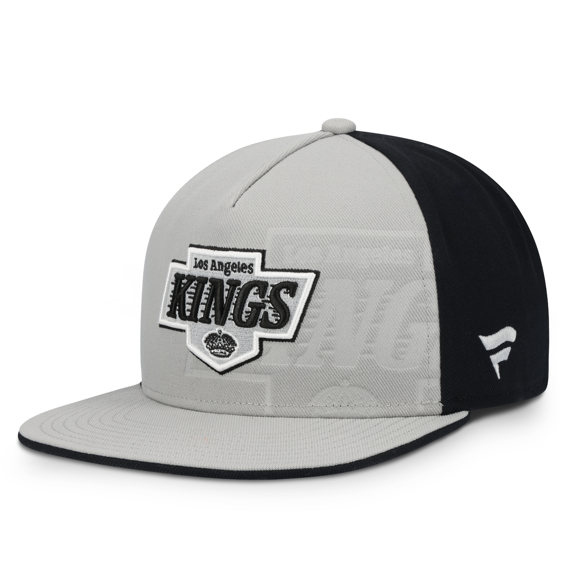 Men's Fanatics Silver/Black Los Angeles Kings Snapback Hat