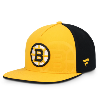 Men's Fanatics  Gold/Black Boston Bruins Snapback Hat